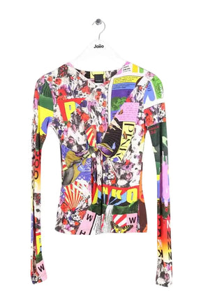 T-shirt Pinko Multicolore en Viscose, taille S - Seconde Main