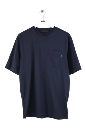 T-shirt Prada Marine en Coton, taille M - Seconde Main