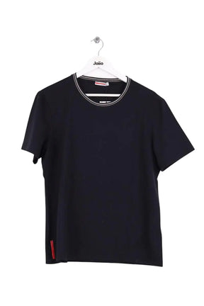 T-shirt Prada Noir en Coton, taille XXL - Seconde Main