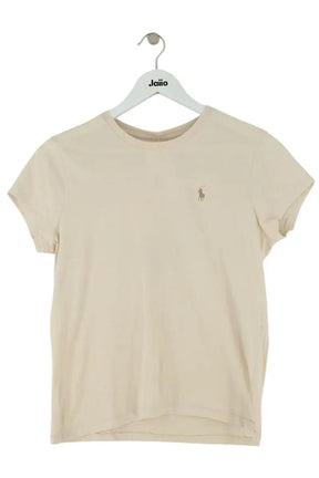 T-shirt Ralph Lauren Beige en Coton, taille S - Seconde Main