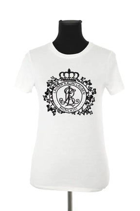 T-shirt Ralph Lauren Blanc en Coton, taille S - Seconde Main