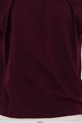T-shirt Ralph Lauren Bordeaux en Coton
