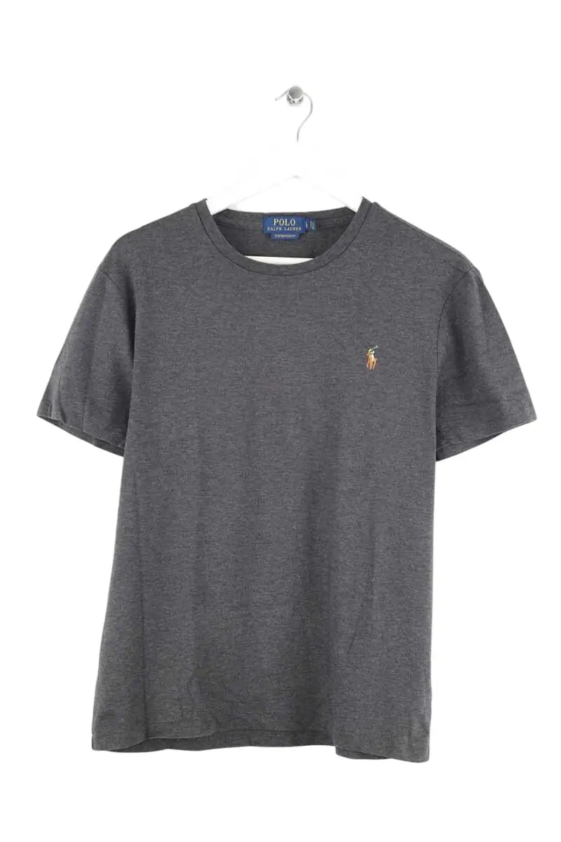 T-shirt Ralph Lauren Gris en Coton, taille L - Seconde Main