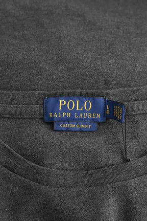 T-shirt Ralph Lauren Gris en Coton