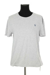T-shirt Ralph Lauren Gris en Coton, taille S - Seconde Main