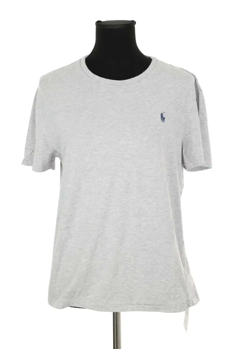 T-shirt Ralph Lauren Gris en Coton, taille S - Seconde Main