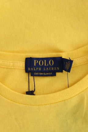 T-shirt Ralph Lauren Jaune en Coton