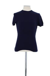 T-shirt Ralph Lauren Marine en Cachemire, taille M - Seconde Main