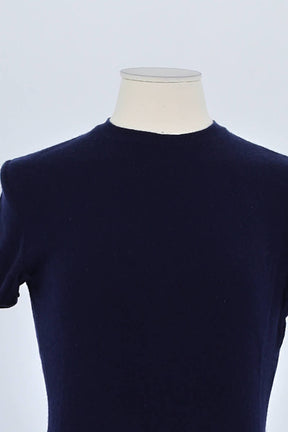 T-shirt Ralph Lauren Marine en Cachemire