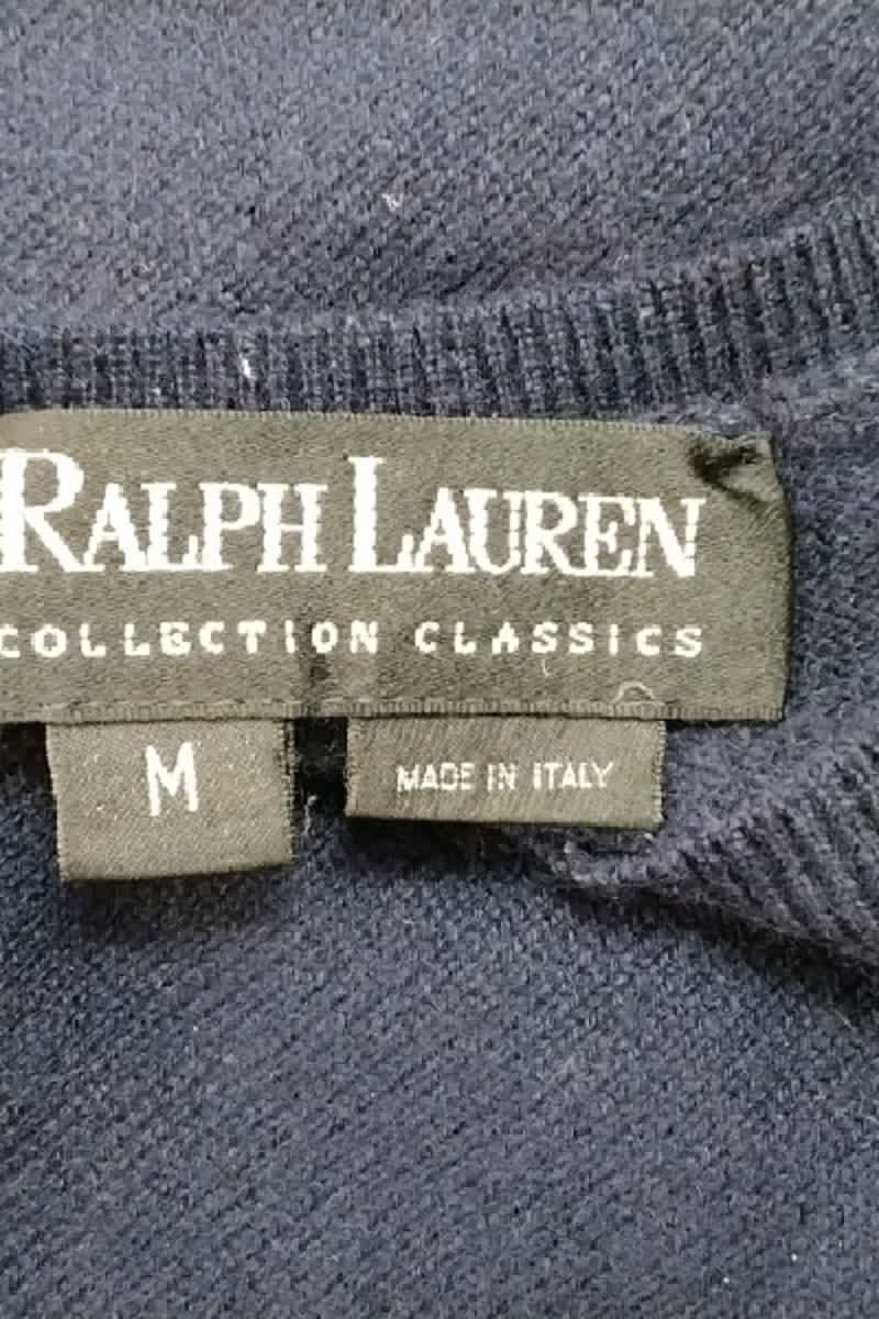 T-shirt Ralph Lauren Marine en Cachemire