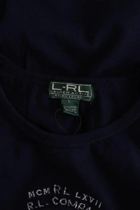 T-shirt Ralph Lauren Marine en Coton
