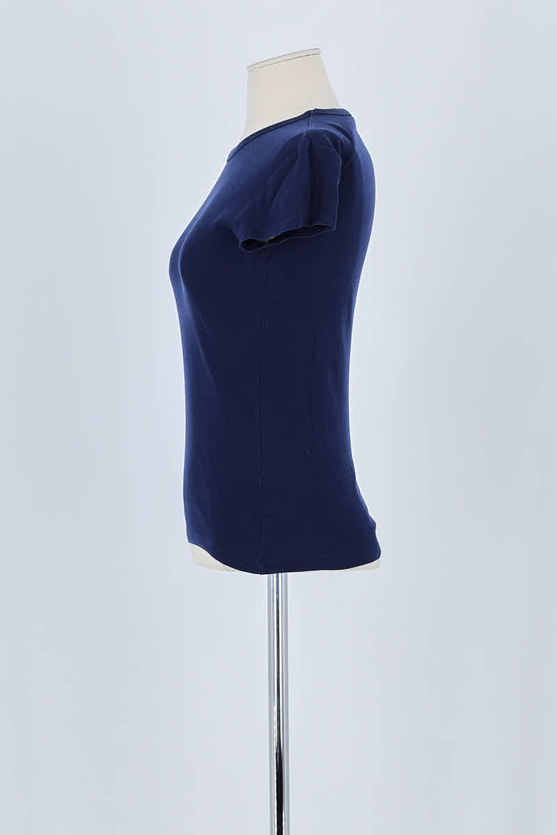 T-shirt Ralph Lauren Marine en Coton