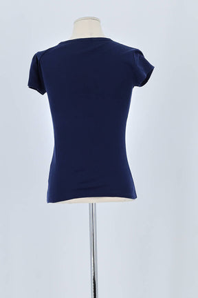 T-shirt Ralph Lauren Marine en Coton