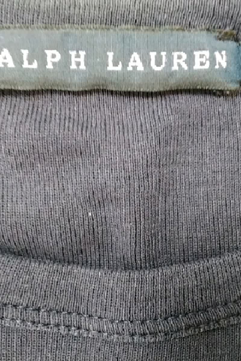 T-shirt Ralph Lauren Marine en Coton