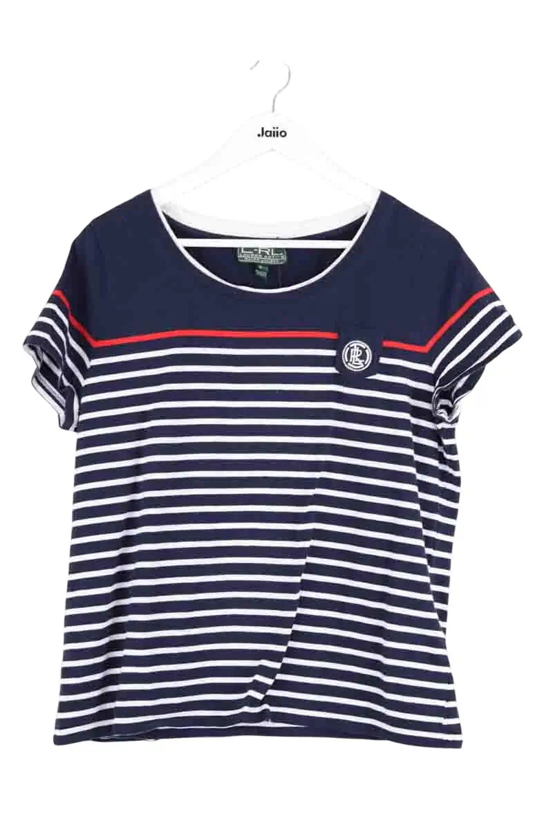 T-shirt Ralph Lauren Marine en Coton, taille XL - Seconde Main