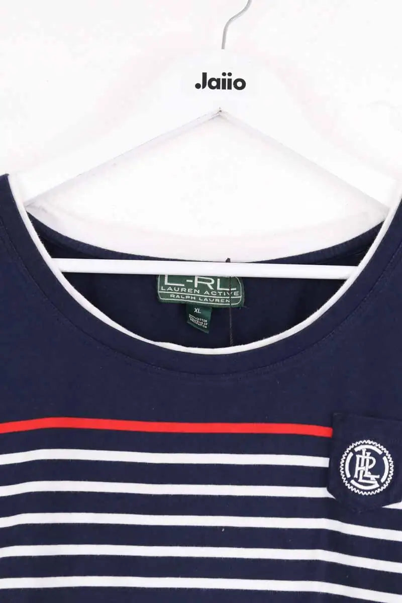T-shirt Ralph Lauren Marine en Coton