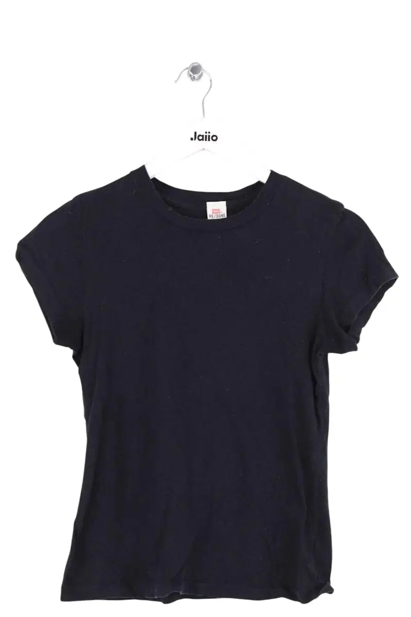 T-shirt RE/DONE Noir en Coton, taille XS - Seconde Main