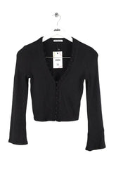 T-shirt Reformation Noir en Coton, taille S - Seconde Main