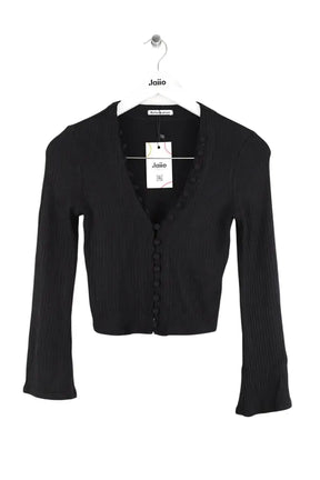 T-shirt Reformation Noir en Coton, taille S - Seconde Main