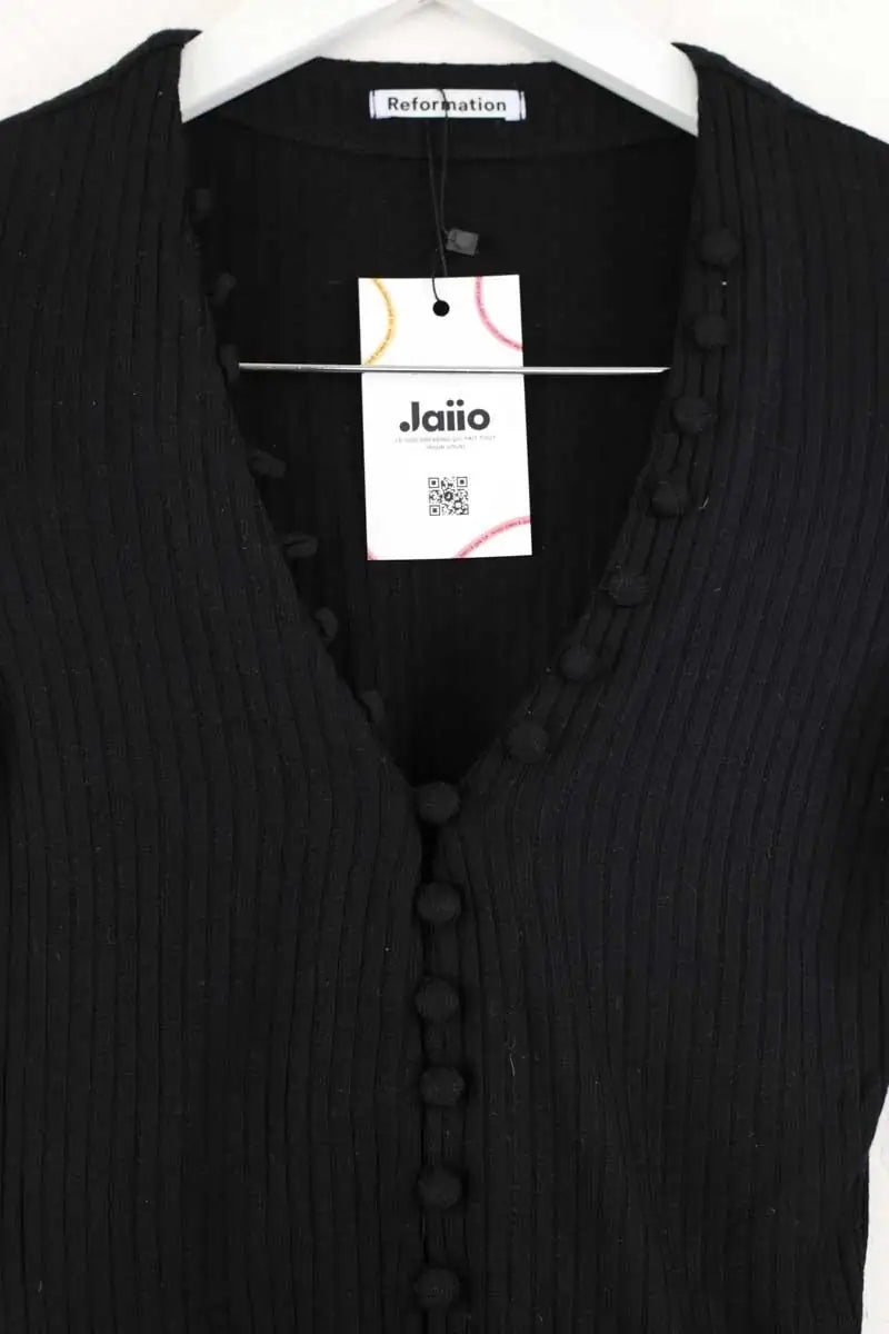 T-shirt Reformation Noir en Coton