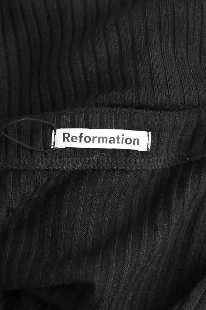 T-shirt Reformation Noir en Coton