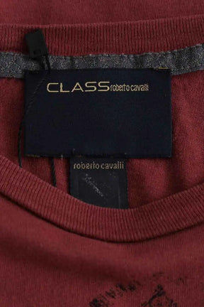 T-shirt Roberto Cavalli Rouge en Coton