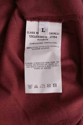 T-shirt Roberto Cavalli Rouge en Coton