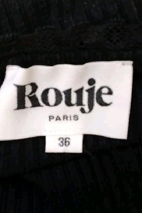 T-shirt Rouje Noir en Coton