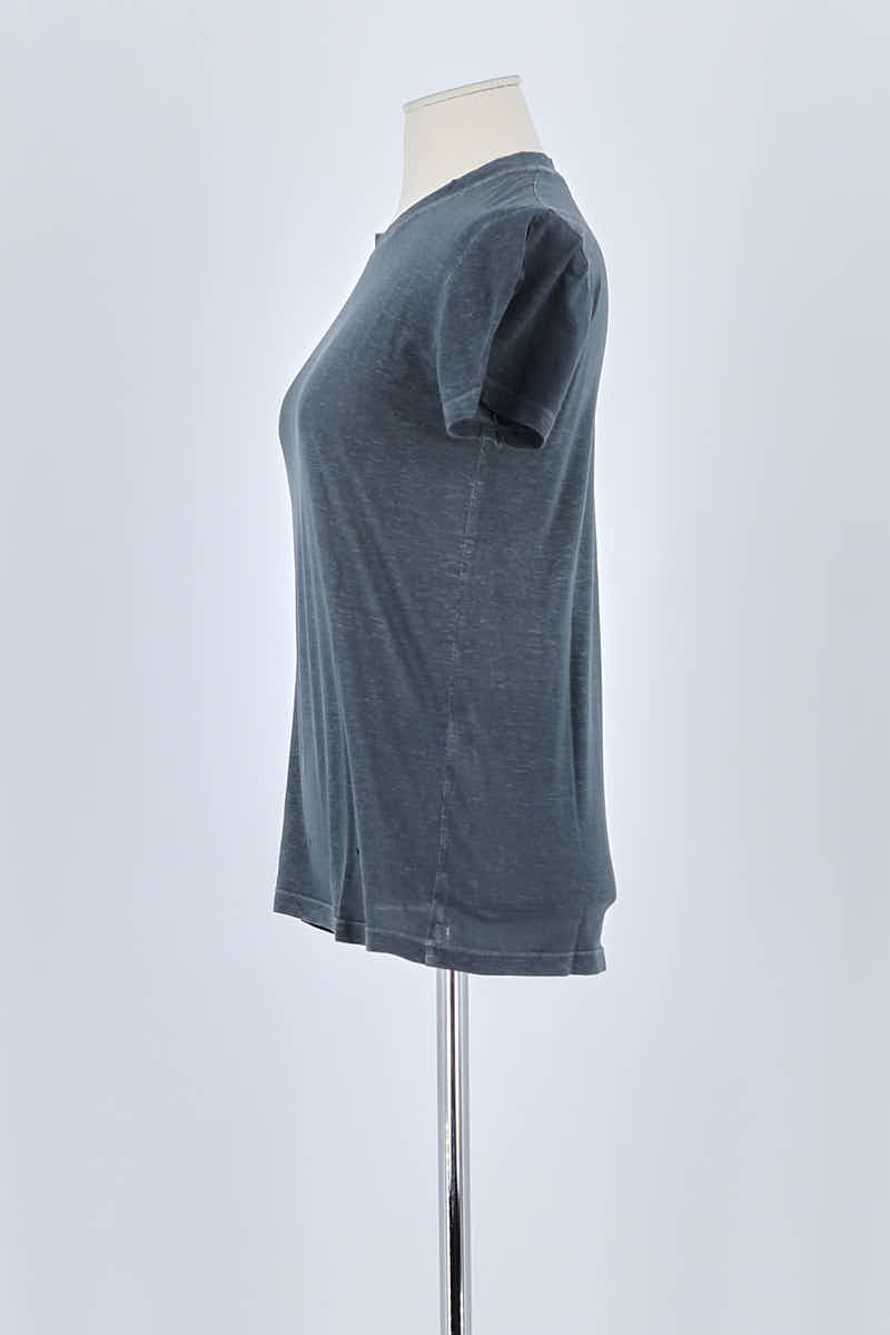 T-shirt Saint Laurent Gris en Coton