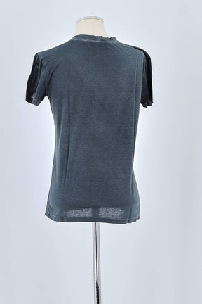 T-shirt Saint Laurent Gris en Coton