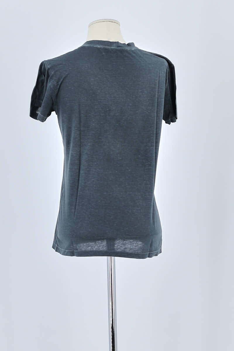 T-shirt Saint Laurent Gris en Coton