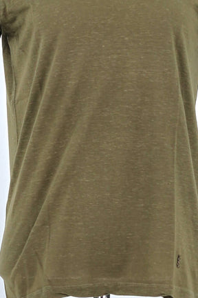 T-shirt Saint Laurent Kaki en Coton