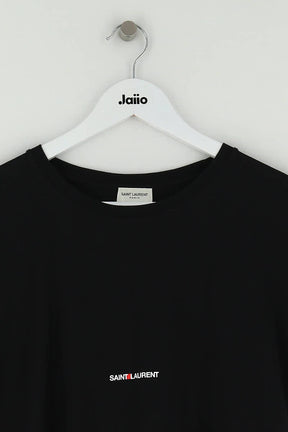 T-shirt Saint Laurent Noir en Coton