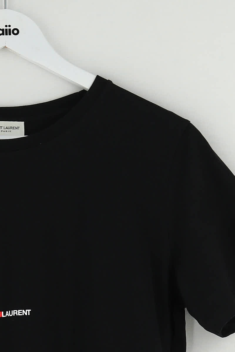 T-shirt Saint Laurent Noir en Coton
