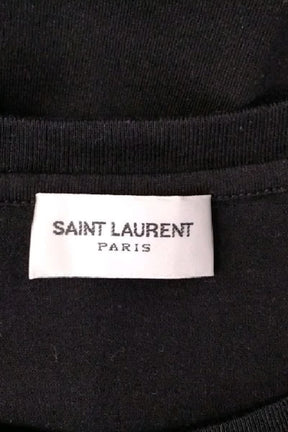 T-shirt Saint Laurent Noir en Coton