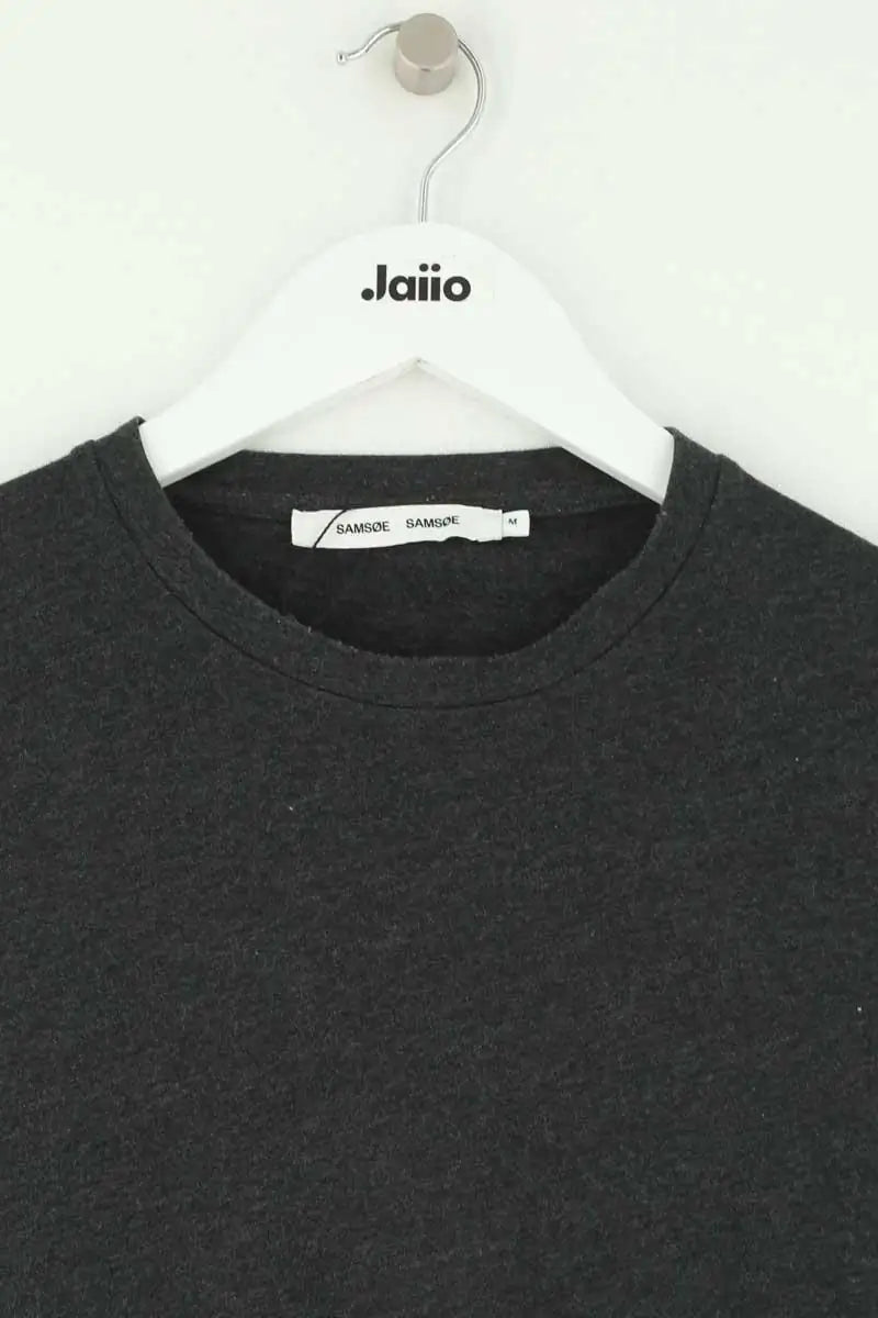 T-shirt Samsoe Samsoe Anthracite en Coton