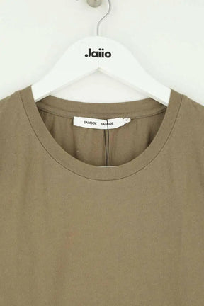T-shirt Samsoe Samsoe Kaki en Coton