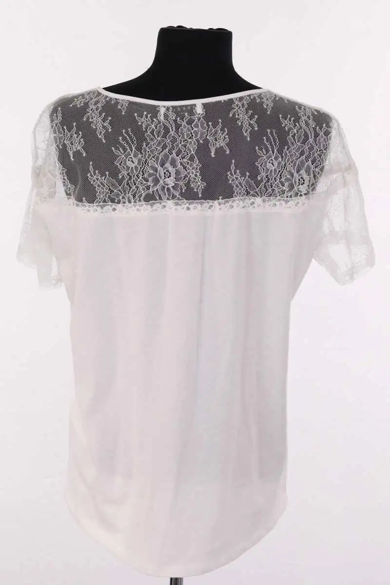 T-shirt Sandro Blanc en Coton