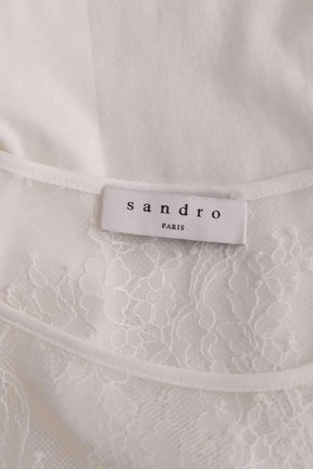 T-shirt Sandro Blanc en Coton
