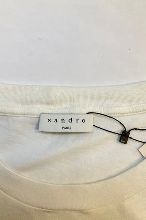 T-shirt Sandro Blanc en Coton