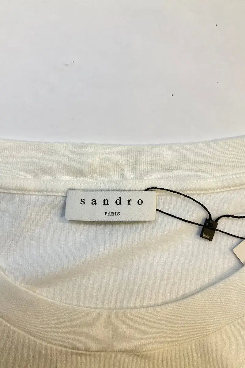 T-shirt Sandro Blanc en Coton