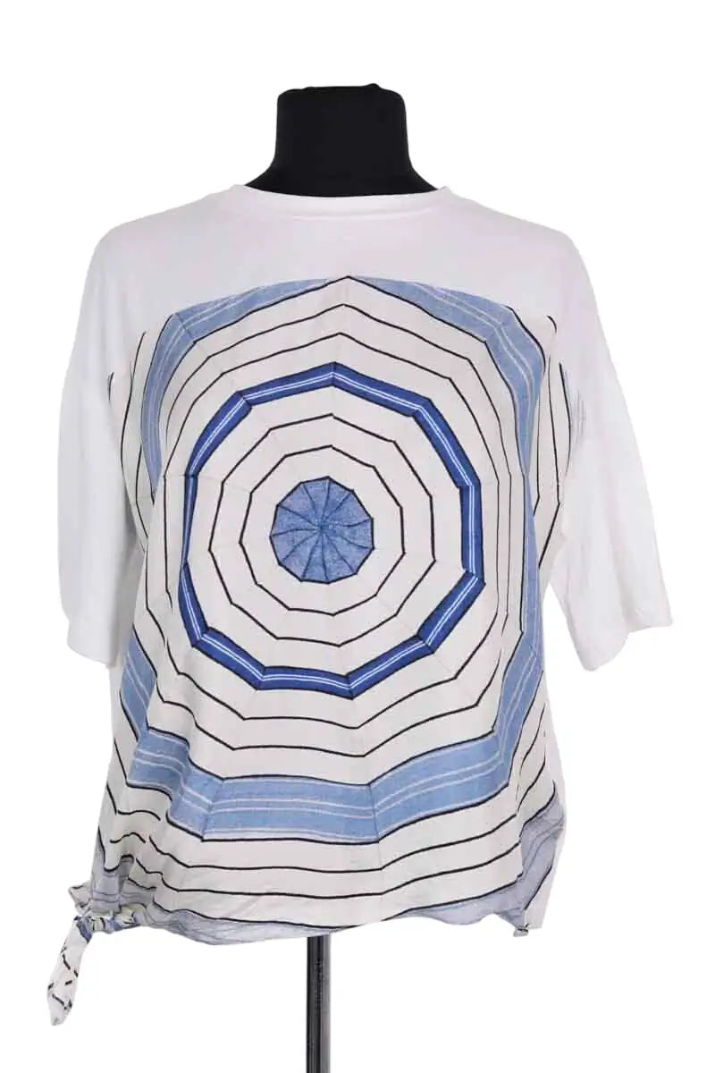 T-shirt Sandro Blanc en Coton, taille M - Seconde Main