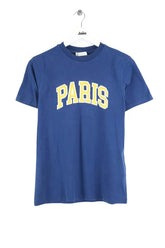 T-shirt Sandro Bleu en Coton, taille XS - Seconde Main
