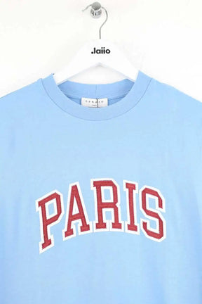 T-shirt Sandro Bleu en Coton