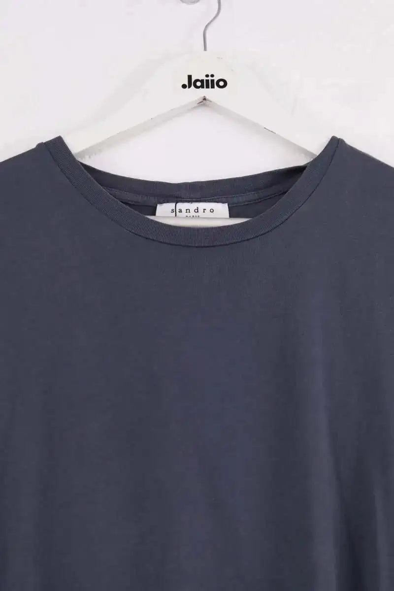 T-shirt Sandro Gris en Coton
