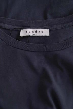 T-shirt Sandro Gris en Coton