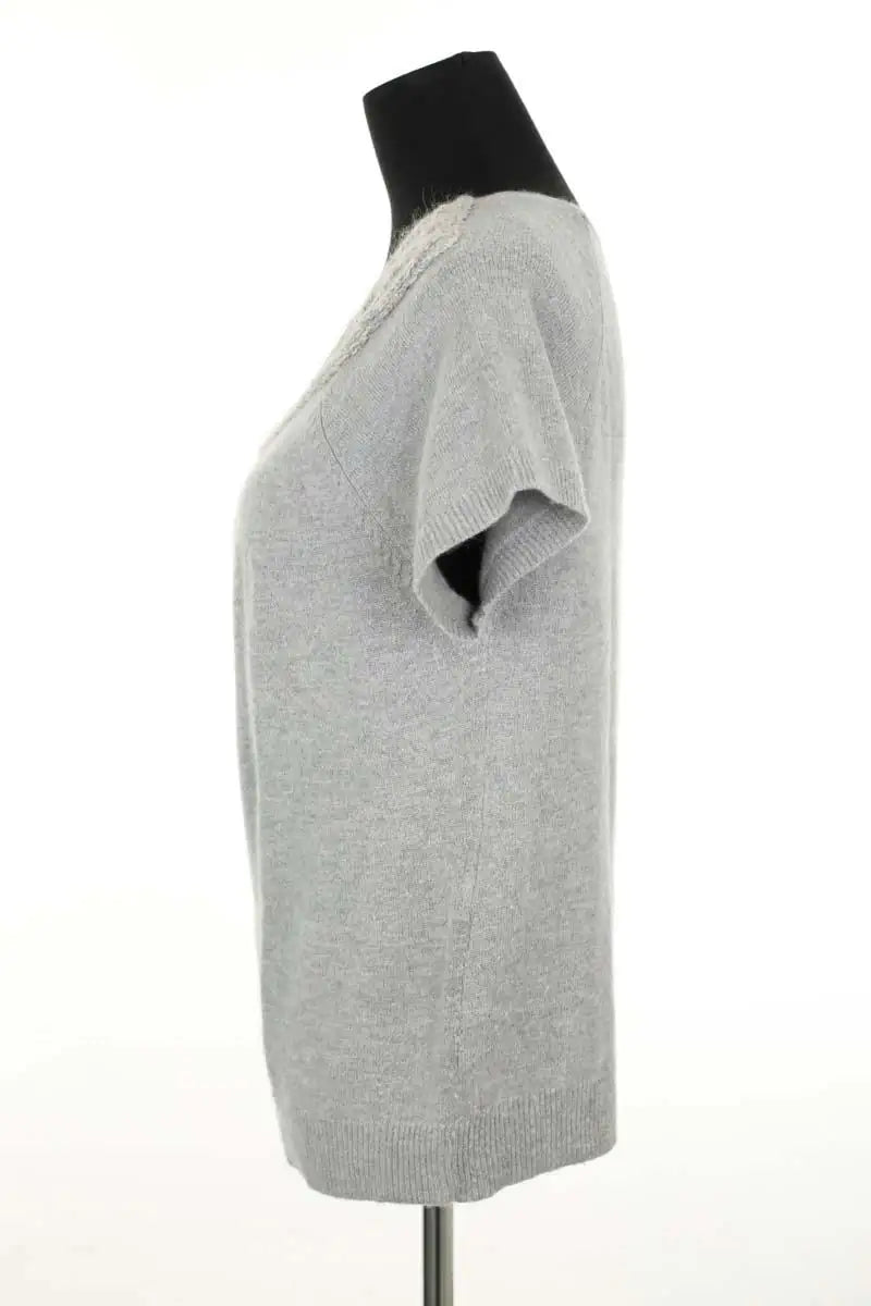 T-shirt Sandro Gris en Viscose