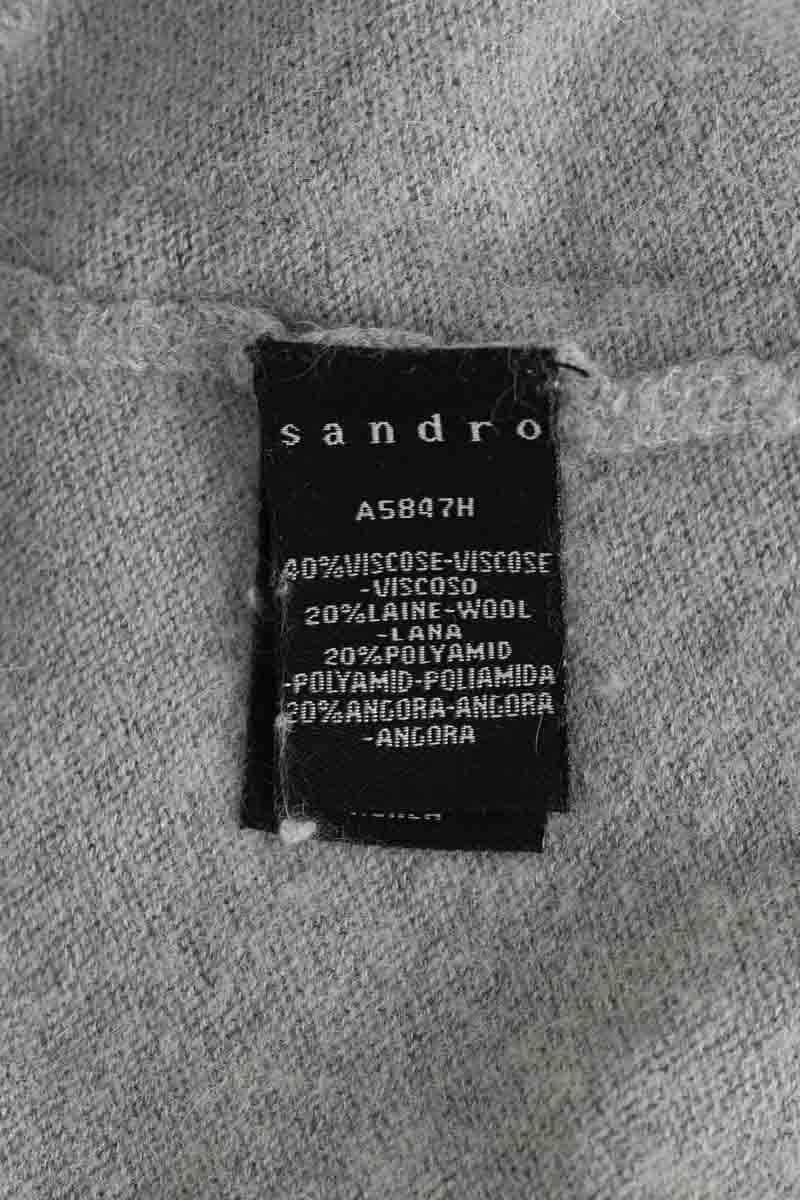 T-shirt Sandro Gris en Viscose