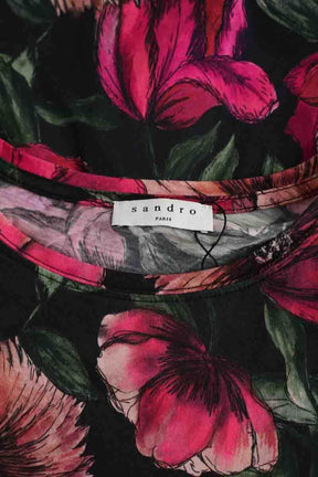 T-shirt Sandro Multicolore en Coton