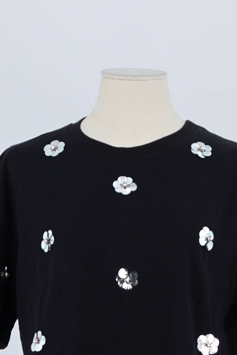 T-shirt Sandro Noir en Coton